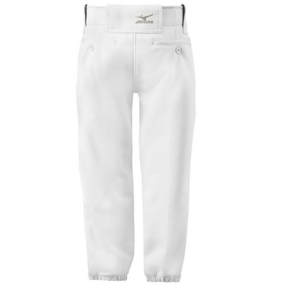MIZUNO Performance YOUTH GIRL’S BELTED SOFTBALL PANT White Size YL - Picture 3 of 3